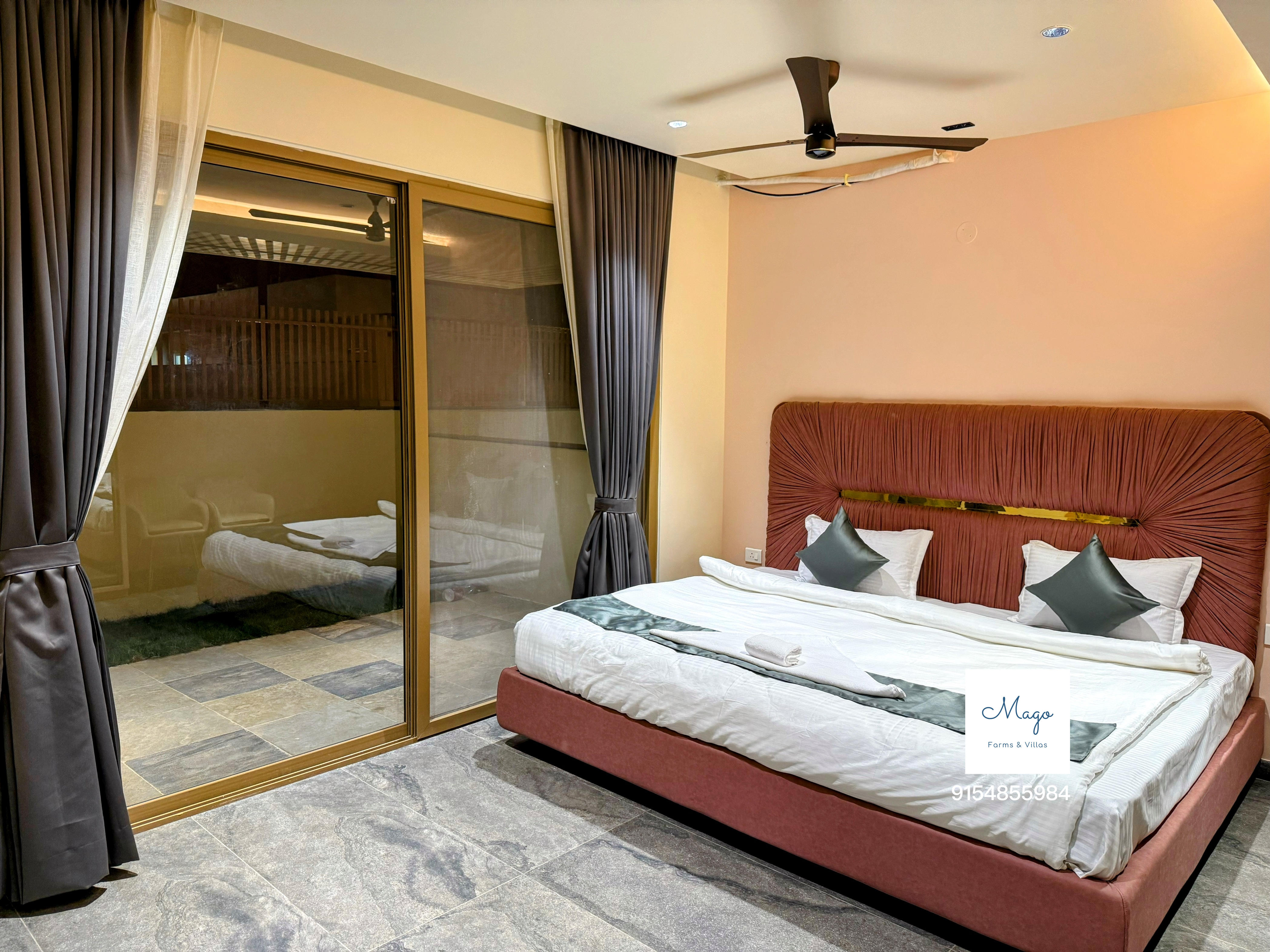 Bedroom with balcony access